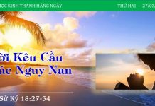 Lời Kêu Cầu Lúc Nguy Nan – 27/3/2023