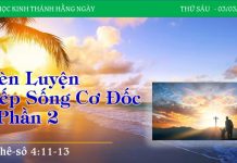 Rèn Luyện Nếp Sống Cơ Đốc – Phần 2 – 3/3/2023