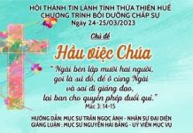 Thừa Thiên Huế: Bồi Dưỡng Chức Vụ Chấp Sự Năm 2023