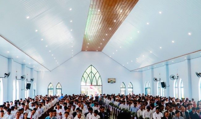Bình Phước: Lễ Cảm Tạ Và Cung Hiến Nhà Thờ Chi Hội Bù Nhâu