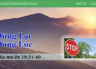 Dừng Lại Đúng Lúc – 12/4/2023