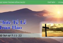 Chức Tế Lễ Toàn Hảo – 15/4/2023