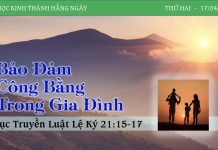 Bảo Đảm Công Bằng Trong Gia Đình – 17/4/2023
