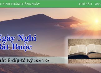 Ngày Nghỉ Bắt Buộc – 28/4/2023