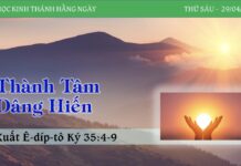 Thành Tâm Dâng Hiến – 29/4/2023