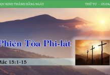 Phiên Tòa Phi-lát – 5/4/2023