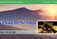 Vị Vua Bị Sỉ Nhục – 8/4/2023