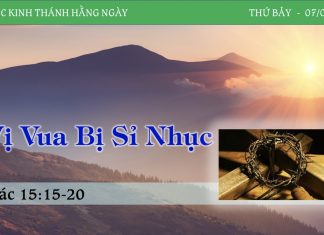 Vị Vua Bị Sỉ Nhục – 8/4/2023