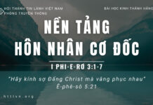 Nền Tảng Hôn Nhân Cơ Đốc – 1/5/2023