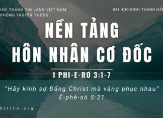 Nền Tảng Hôn Nhân Cơ Đốc – 1/5/2023