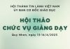 Video tin tức: UB. CĐGD – Hội Thảo Chức Vụ Giảng Dạy
