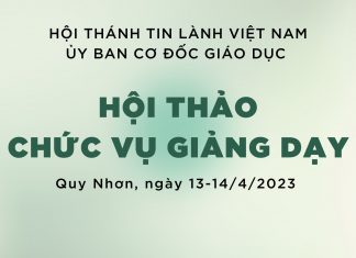 Video tin tức: UB. CĐGD – Hội Thảo Chức Vụ Giảng Dạy