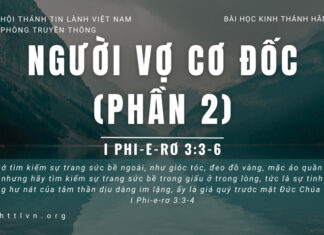 Người Vợ Cơ Đốc (Phần 2) – 3/5/2023