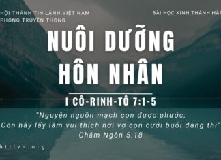 Nuôi Dưỡng Hôn Nhân – 6/5/2023
