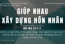 Giúp Nhau Xây Dựng Hôn Nhân – 8/5/2023