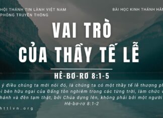 Vai Trò Của Thầy Tế Lễ – 11/5/2023