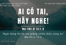 Ai Có Tai, Hãy Nghe! – 15/5/2023