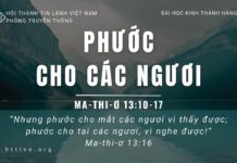 Phước Cho Các Ngươi – 16/5/2023