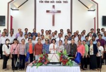 Ninh Thuận: Hiệp Nguyện Giáo Phẩm, Chấp Sự, Nhân Sự Tháng 05/2023