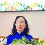 Bà MS Nguyễn Bình Tín, trưởng khu vực 12 – chào mừng