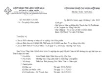 Thông Báo V/v Tu Nghiệp Giáo Phẩm Năm 2023