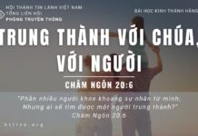 Trung Thành Với Chúa, Với Người – 11/6/2023