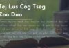 Tej Lus Cog Tseg Zoo Dua – 12/6/2023