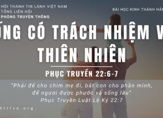 Sống Có Trách Nhiệm Với Thiên Nhiên – 13/6/2023