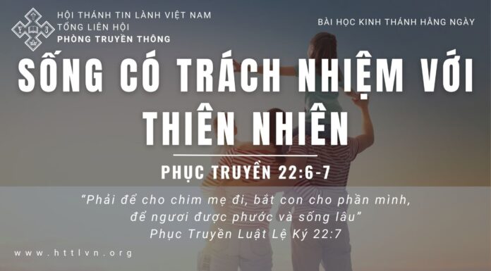 Sống Có Trách Nhiệm Với Thiên Nhiên – 13/6/2023
