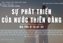 Sự Phát Triển Của Nước Thiên Đàng – 16/6/2023