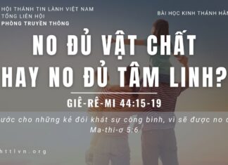 No Đủ Vật Chất Hay No Đủ Tâm Linh? – 20/6/2023