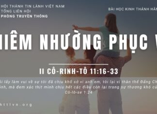 Khiêm Nhường Phục Vụ – 23/6/2023