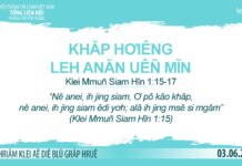Khăp Hơiêng Leh anăn Uêñ Mĭn – 3/6/2023
