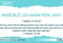 Mdiê Ƀlê Leh Anăn Rơ̆k Jhat – 15/6/2023