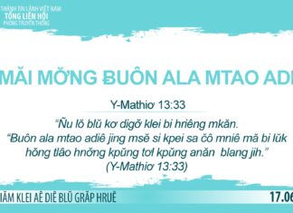 Hmăi Mơ̆ng Ƀuôn Ala Mtao Adiê – 17/6/2023