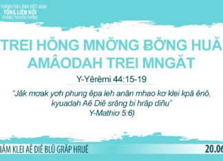 Trei Hŏng Mnơ̆ng Ƀơ̆ng Huă Amâodah Trei Mngăt – 20/6/2023