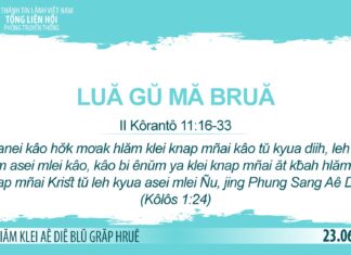 Luă Gŭ Mă Bruă – 23/6/2023