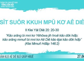Sĭt Suôr Kkuh Mpŭ Kơ Aê Diê – 27/6/2023
