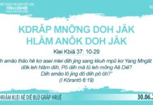 Kdrăp Mnơ̆ng Doh Jăk Hlăm Anôk Doh Jăk – 30/6/2023