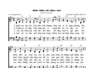 Bài hát: Sống Theo Lời Chúa Dạy