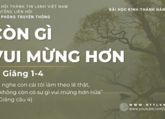 Còn Gì Vui Mừng Hơn – 1/7/2023