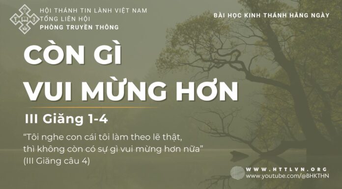 Còn Gì Vui Mừng Hơn – 1/7/2023