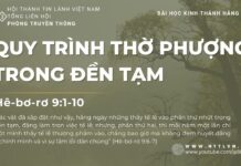 Quy Trình Thờ Phượng Trong Đền Tạm – 12/7/2023