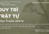 Duy Trì Trật Tự – 17/7/2023