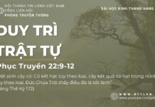 Duy Trì Trật Tự – 17/7/2023