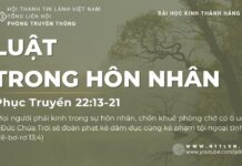 Luật Trong Hôn Nhân – 18/7/2023