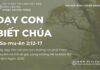 Dạy Con Biết Chúa – 2/7/2023