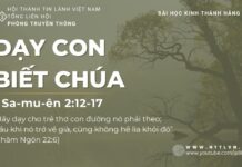 Dạy Con Biết Chúa – 2/7/2023