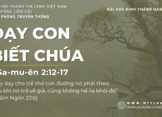 Dạy Con Biết Chúa – 2/7/2023