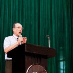 2. Mục sư Trần Văn Hoàng – Phụ trách khối Thanh-Thiếu niên TP khai mạc chương trình trại